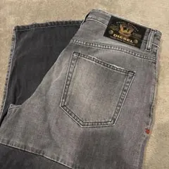 DIESEL パッチワークデニム グレー