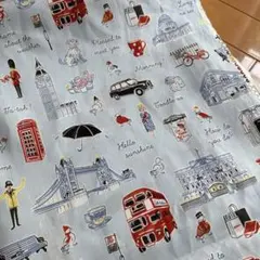 キャスキッドソン 生地　シーチング　ロンドンアイコン