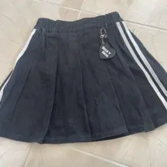 Ricca Ricca ブラック デニムプリーツスカート