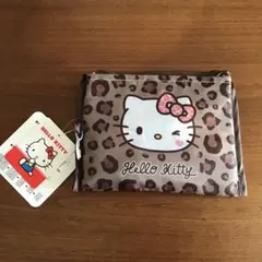 ハローキティ しまむら エコバッグ ブラウン　ヒョウ柄 ギャル