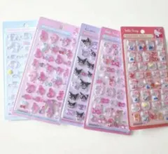 サンリオ 5セット シール ボンボンドロップシール