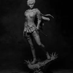 1/8 エアリス FF7 フィギュア ガレージキット 未塗装未組立 - メルカリ
