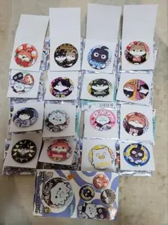 銀魂　にゃん魂！　缶バッジコレクション　 全16種　コンプリートセット　外箱付き