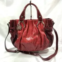 パイソン ハンドバッグ