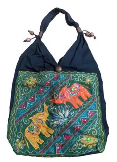 【値下げ】トートバッグ　刺繍