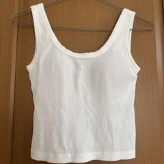 GU ブラフィール　クロップドバックオープン　タンクトップ　Ｓ