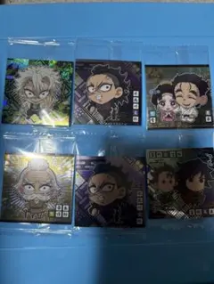 鬼滅の刃ディフォルメシールウエハース6枚セット