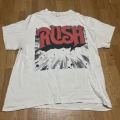 90s RUSHグラフィックプリント Tシャツ XL バンドT 値段交渉可