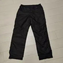 Kasco メンズロングパンツ ズボン 防寒 ブラック レインウェア 裏起毛