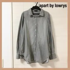 美品☆apart by lowrys デニムシャツ・グレー