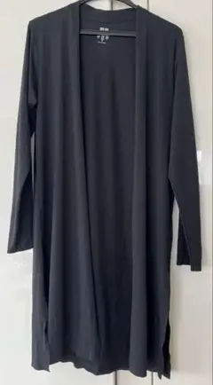 UNIQLO エアリズム　ブラック長袖カーディガン UVカット