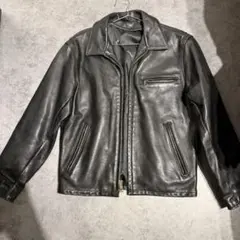 Schott シングル ライダースジャケット ブラック 美品　USA製