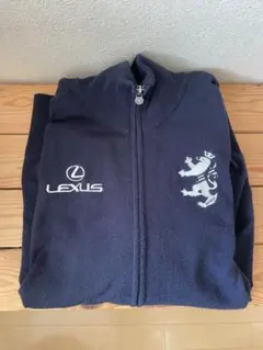 LEXUS アドミラル ジップアップセーター ネイビー