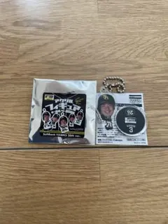 ソフトバンクホークスの近藤健介選手の20周年版のアクリルフィギュアキーホルダー