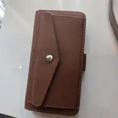 ブラウン 手帳型 iPhoneケース