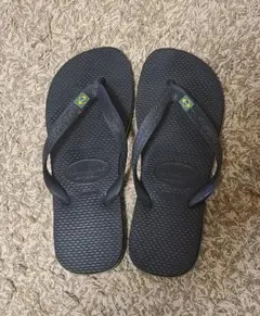 havaianas　ブラック　ビーチサンダル　25cm