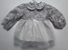 【新品】Cottoli ベージュ チュニックbirthday 花柄 レース 長袖