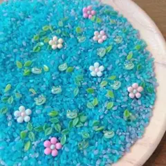 かえるの世界◡̈⃝︎センサリープレイ　カラフルライス　カラーライス