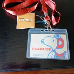 スヌーピー パスケース コミック柄