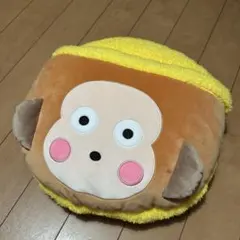 未使用 サンリオ おさるのもんきち フェイスクッション しまむら