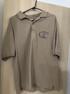 Champion ベージュ ポロシャツ Mサイズ