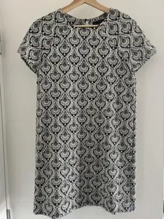 ZARA BASIC ペイズリー柄 半袖ミニワンピース Sサイズ　パーティー