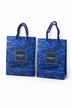 MIKIMOTO ショップ袋 2枚セット 紙袋 ギフトバッグ ショッピングバッグ