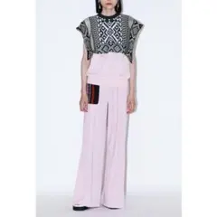 TOGA PULLA Jacquard knit top 22ss トーガのサムネイル