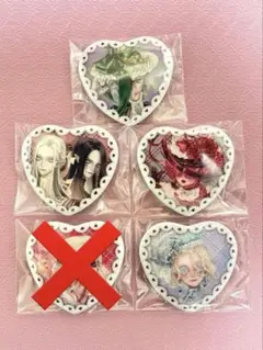 identityⅤ 第五人格 ラメキラハートカンバッジコレクション