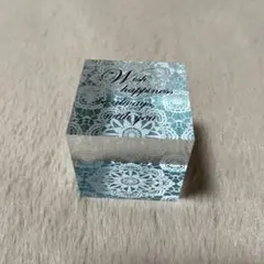 アクリグラフィコ acrigrafico ワードキューブ 置物 インテリア 雑貨