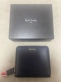 paul smith 二つ折り財布 ネイビー