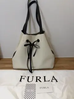 バイカラー トートバッグ