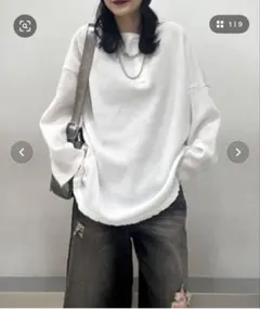 長袖カットソーのサムネイル