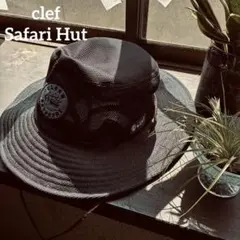 clef クレ アウトドアハット 黒 メッシュ