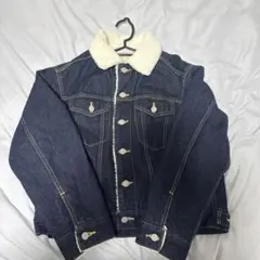 AZUL BY MOUSSY ボア襟デニムジャケット M