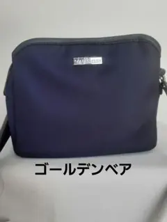 【未使用】ゴールデンベアショルダーバッグ紺色
