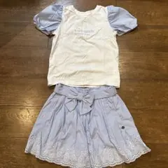 キッズ　kate spade リボン付きハーフパンツ 140