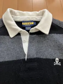 未使用タグ付　スカル柄サスペンダー ラルフローレン ポロ　ラグビー レザー ポロラグビー サスペンダー 未使用タグ付 スカル柄サスペンダー ラルフ