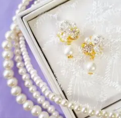 送料込【B級品】可愛く控えめにsilver×goldbase