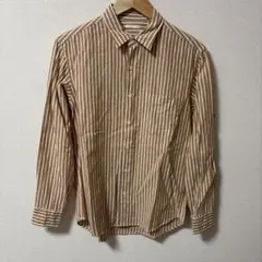 送料込/GU ジーユー ストライプシャツ