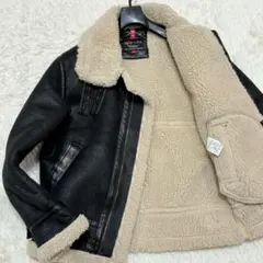 美品✨️ アルファインダストリーズ エコムートン B3 フライトジャケット 黒