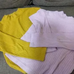 130センチ2枚組カットソー