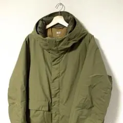UNIQLO ユニクロ ハイブリッドダウンパーカ XL カーキ 古着