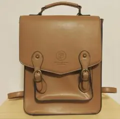 axes femme サッチェルバッグ　キャメル