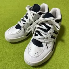 25.5cm adidas アディダス スニーカー ホワイト/ネイビー