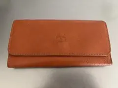 イルビゾンテ 長財布 レザー キャラメルブラウン