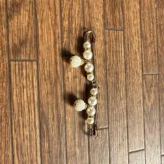 パール風ビーズ ブロッチ