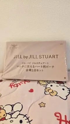 ゼクシィ付録　JILL by JILL STUART ハート柄ポーチ 2点セット