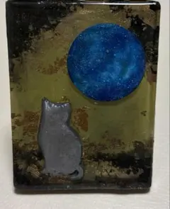 レジン猫モチーフスタンド飾り