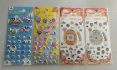 【正規品】4点seria たまごっち プチプチシール2 キラキラシール3